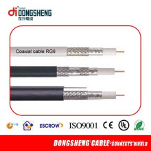 Cable coaxial de alta calidad para RG6 Tri-Shield